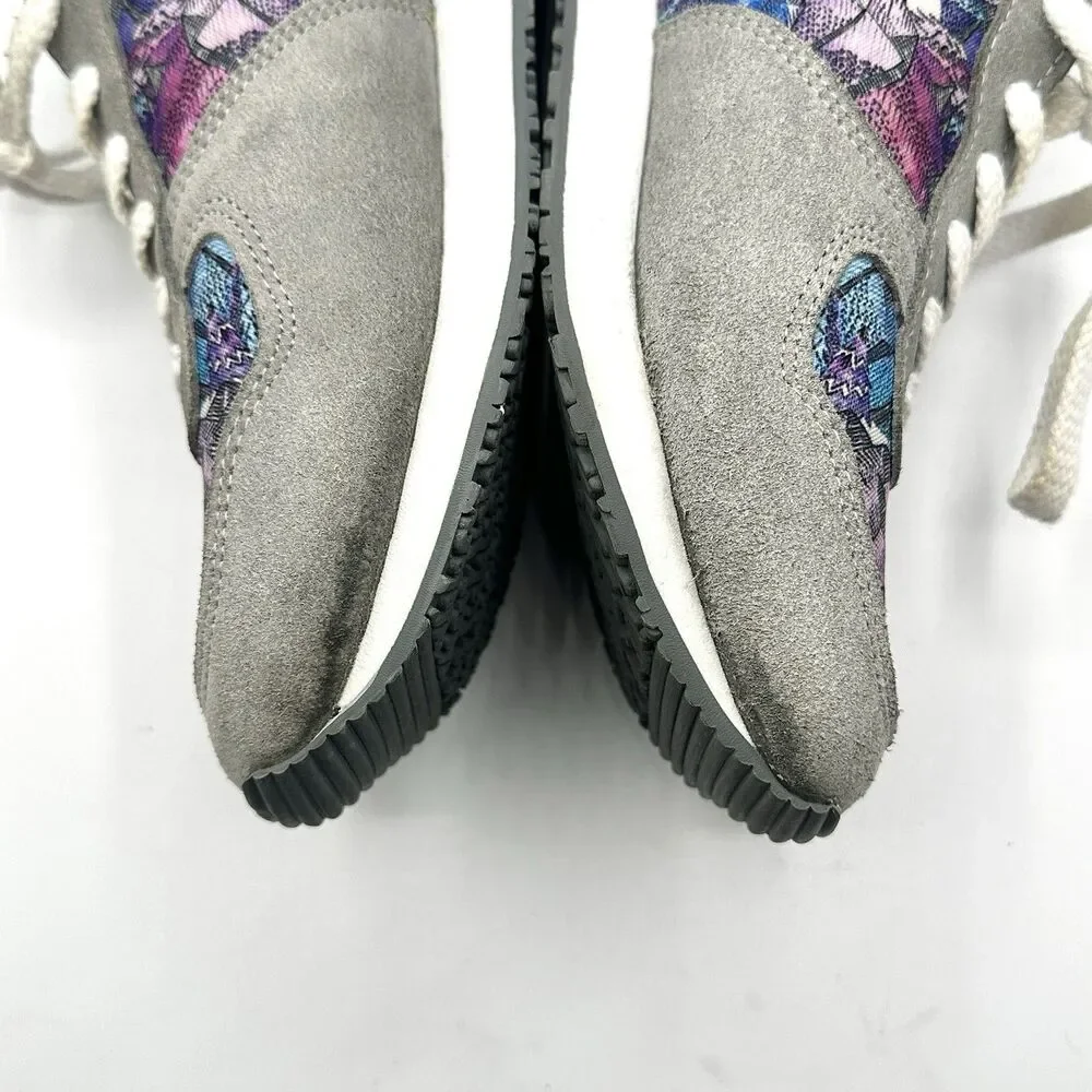 Inkkas Monterey Jogger Women's Multicolor Sneaker Size 9 Grey Suede Shoes
